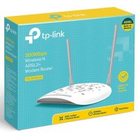 تصویر مودم روتر ADSL2 Plus بی‌سیم N300 تی پی-لینک مدل TD-W8961N ورژن 4.0