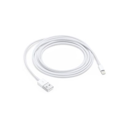 تصویر کابل USB به لایتنینگ اپل مدل MD819 طول 2 متر